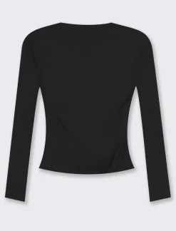 Donna Piazza Italia Maglieria<Maglia manica lunga con scollo a barca vestibilità stretch -