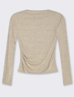 Donna Piazza Italia Maglieria<Maglia manica lunga con scollo a barca vestibilità stretch -