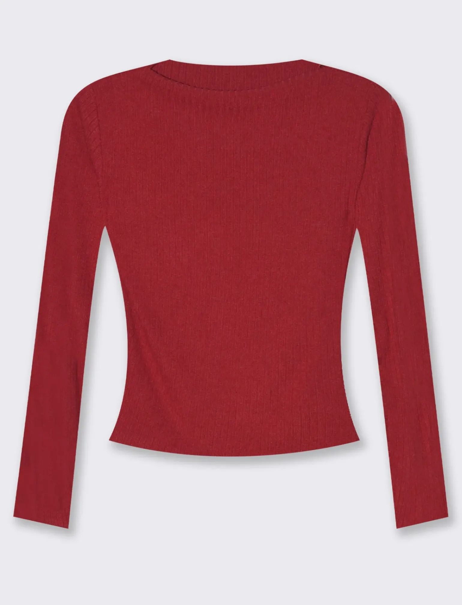 Donna Piazza Italia Maglieria<Maglia manica lunga con scollo a barca vestibilità stretch -