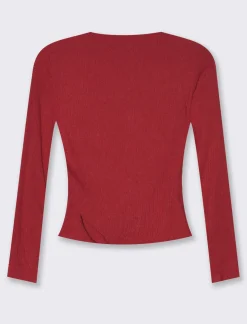 Donna Piazza Italia Maglieria<Maglia manica lunga con scollo a barca vestibilità stretch -