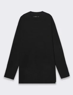 Donna Piazza Italia Donna|Maglieria<Maglia manica lunga giro collo lavorazione punto milano -