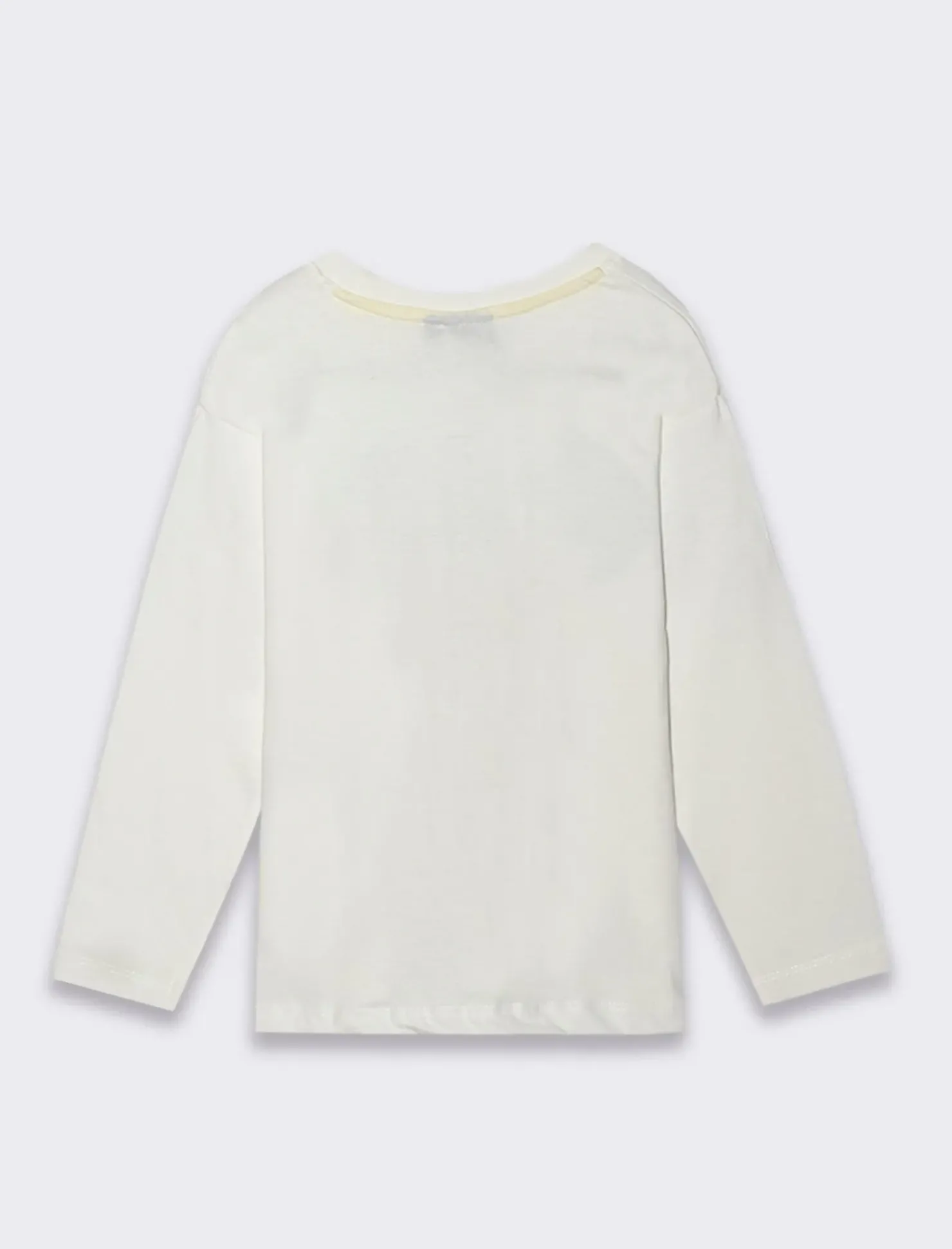 Piazza Italia Maglia manica lunga in jersey con stampe frontali Batman. - sporco Bianco Fashion