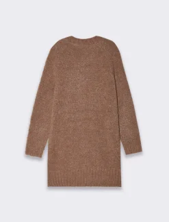 Donna Piazza Italia Donna|Maglieria<Maglia maxipullover con scollo a v profondo. polsi e fondo a costa elastica - castoro