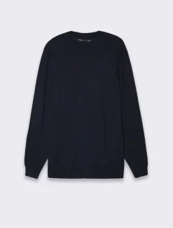 Uomo Piazza Italia Maglieria<Maglia mezzo collo lavorazione a coste sui fianchi slim fit. -