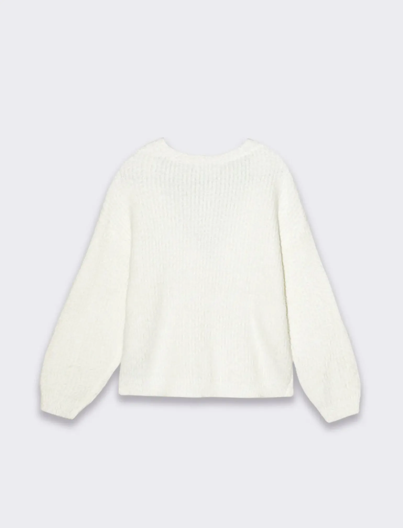 Piazza Italia Bambina|Maglieria<Maglia morbida da bambina con abbottonatura centrale - sporco