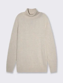 Uomo Piazza Italia Maglieria<Maglia regular fit dolcevita in filato premium effetto lana - melange