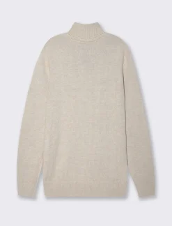 Uomo Piazza Italia Maglieria<Maglia regular fit dolcevita in filato premium effetto lana - melange