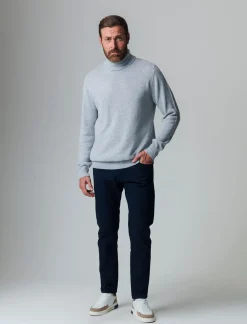 Uomo Piazza Italia Maglieria<Maglia regular fit dolcevita in filato premium effetto lana - chiaro mel.