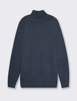 Uomo Piazza Italia Maglieria<Maglia regular fit dolcevita in filato premium effetto lana - melange