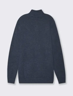 Uomo Piazza Italia Maglieria<Maglia regular fit dolcevita in filato premium effetto lana - melange