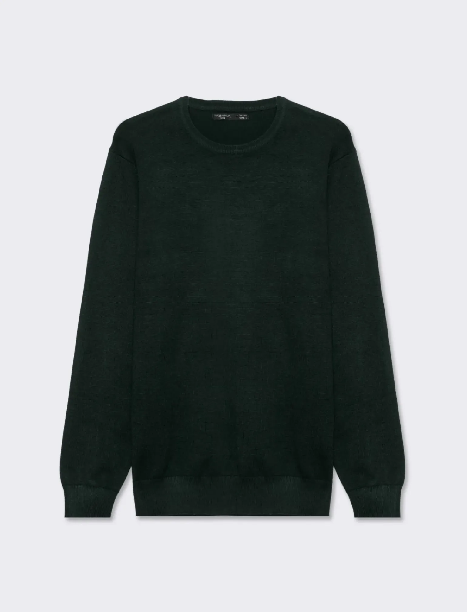 Uomo Piazza Italia Maglieria<Maglia regular fit girocollo in misto viscosa - scuro