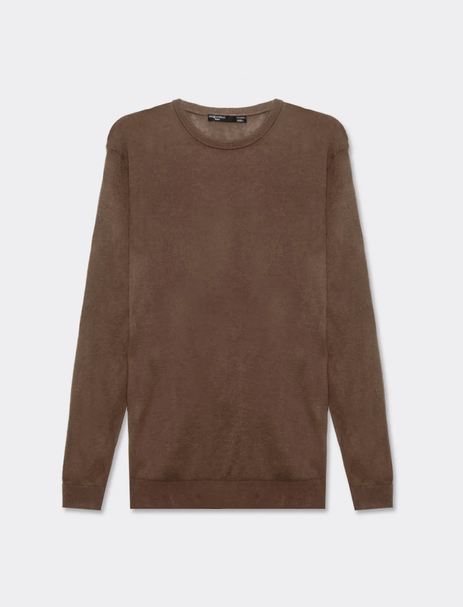 Uomo Piazza Italia Maglieria<Maglia regular fit girocollo in misto viscosa - kaki