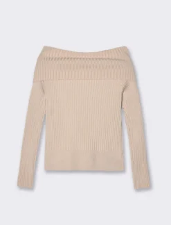 Donna Piazza Italia Maglieria<Maglia scollo a barca in costina -