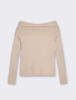 Donna Piazza Italia Maglieria<Maglia scollo a barca in costina -