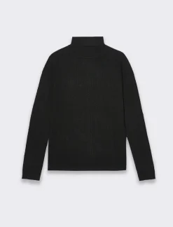 Donna Piazza Italia Donna|Maglieria<Maglia slim in morbido filato collo lato e lavorazione trecce -