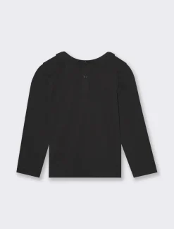 Piazza Italia Neonata<Maglietta con colletto e manica lunga, in jersey mano calda e stampa frontale -