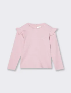 Piazza Italia Neonata<Maglietta con ricamo frontale -