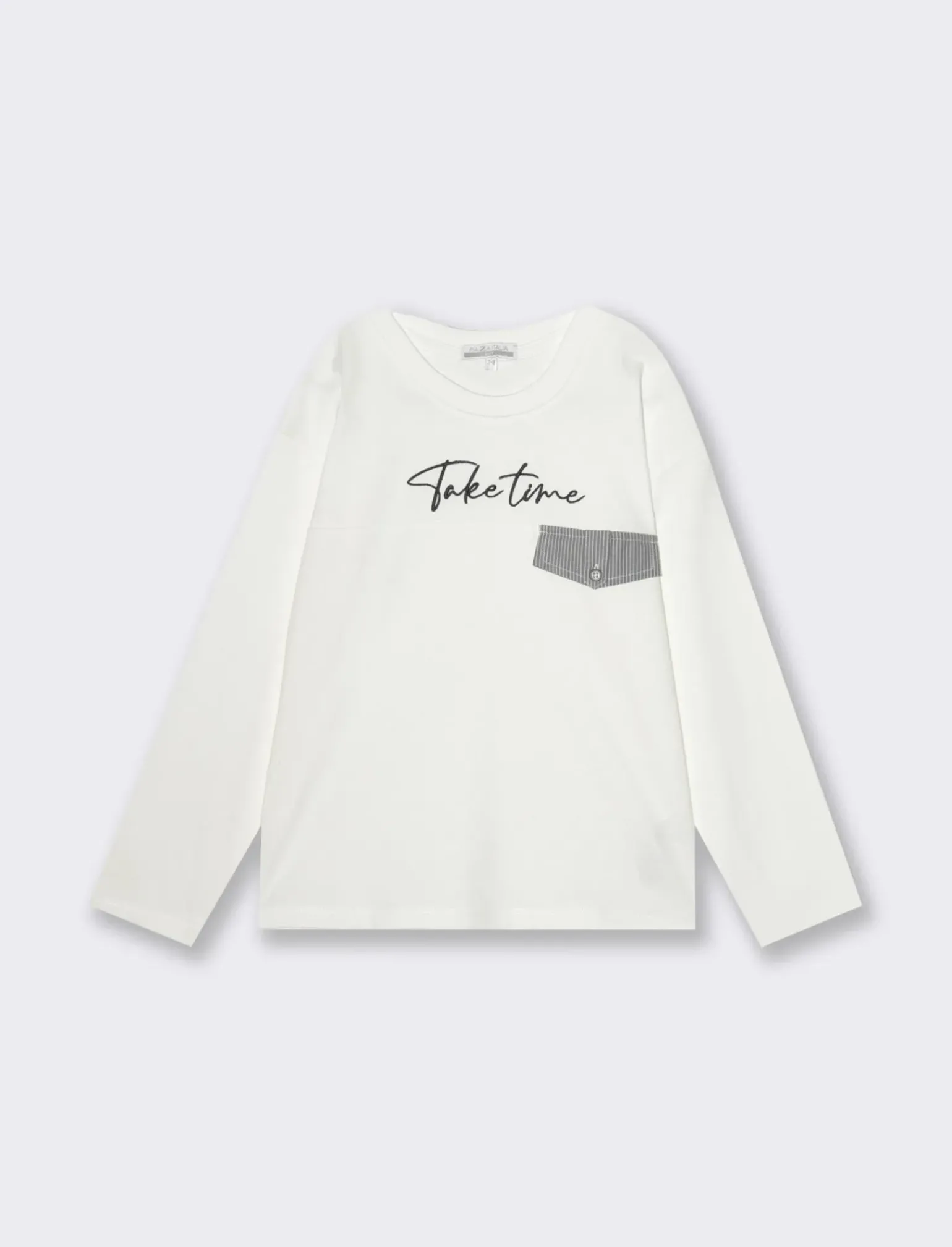 Bambino Piazza Italia Bambino|Maglieria<Maglietta con taschino da bambino - sporco