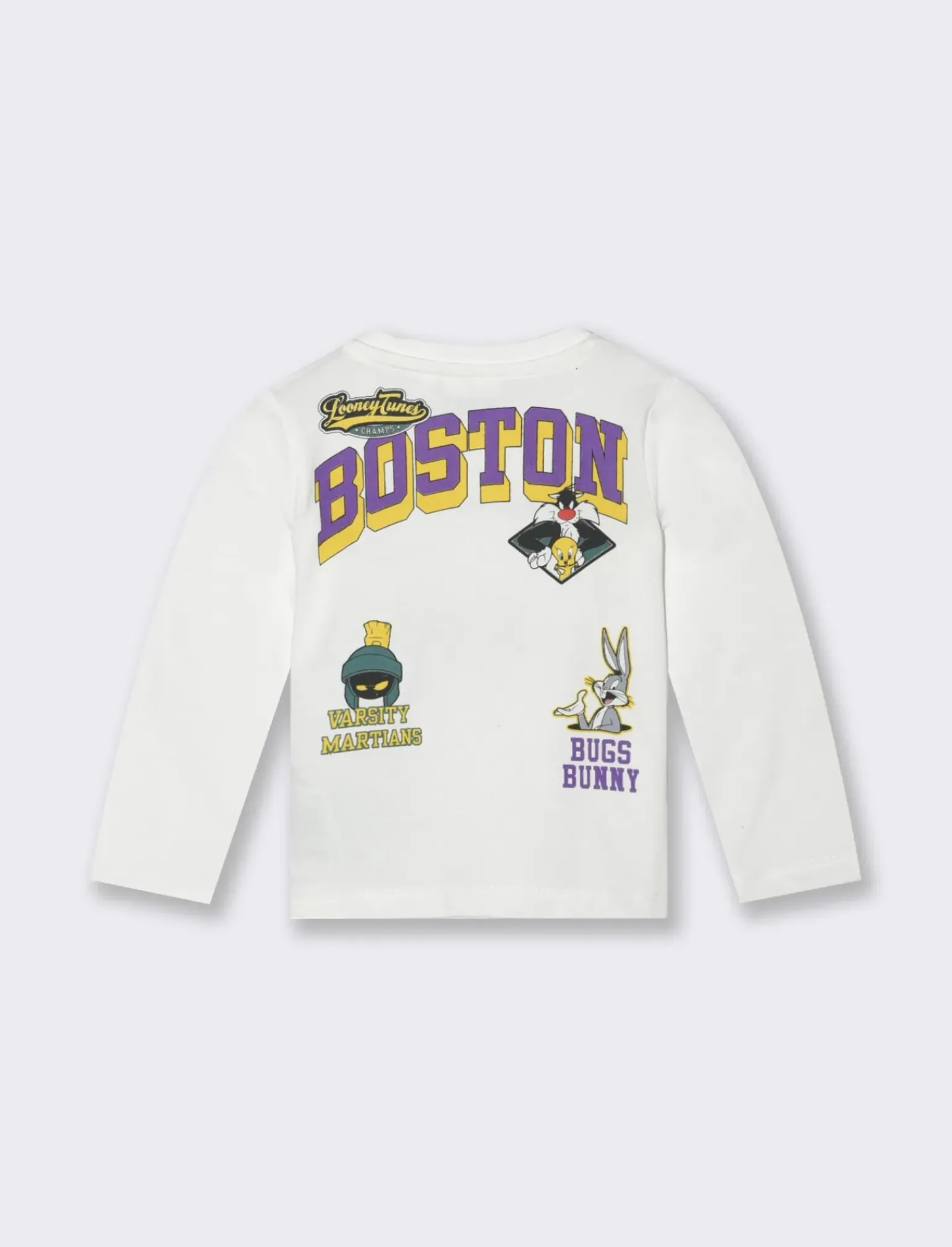 Piazza Italia T-Shirt E Top<Maglietta girocollo e manica lunga, con stampa dipersonaggi looney tunes. - sporco