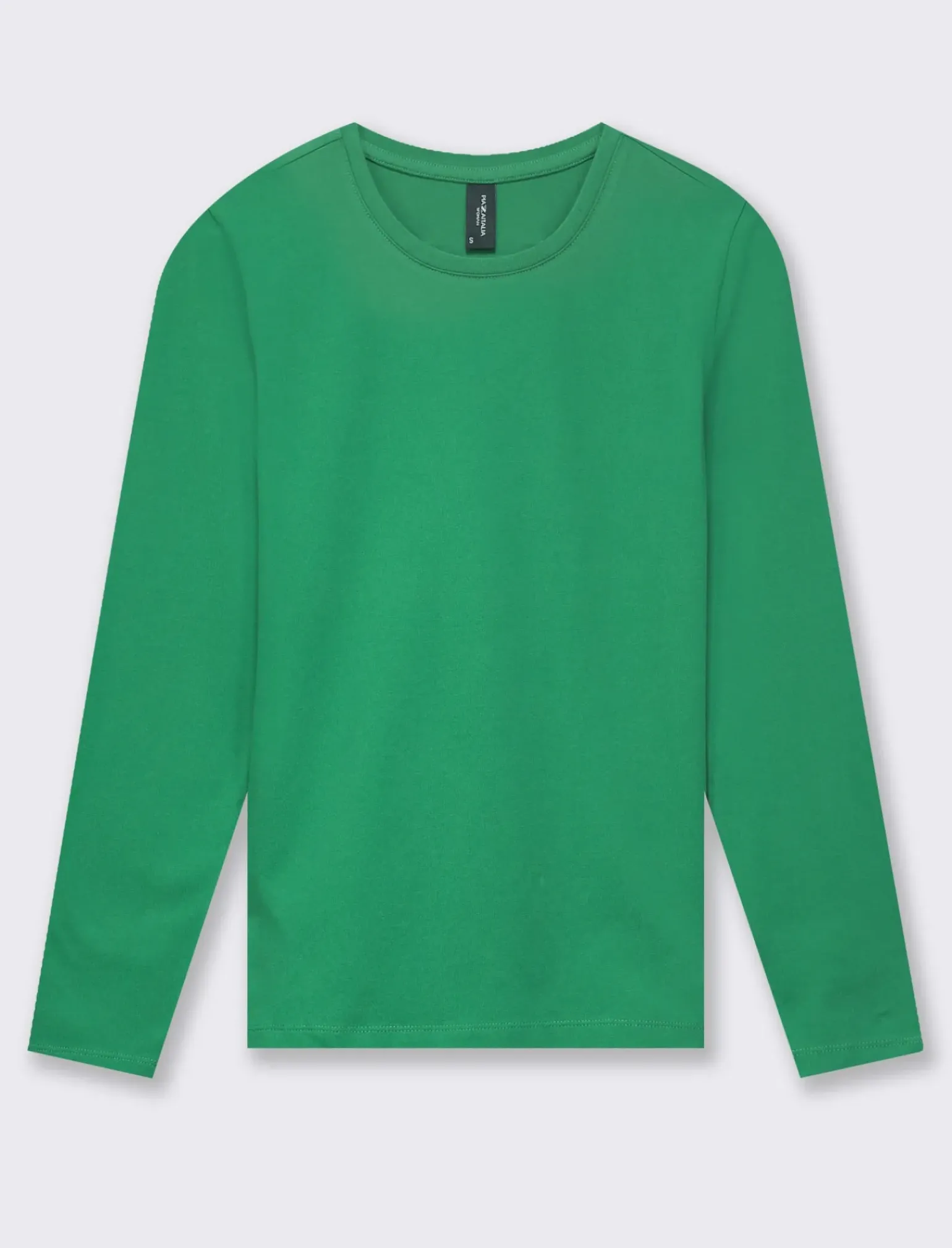 Donna Piazza Italia Donna|Maglieria<Maglietta girocollo manica lunga in jersey - prato