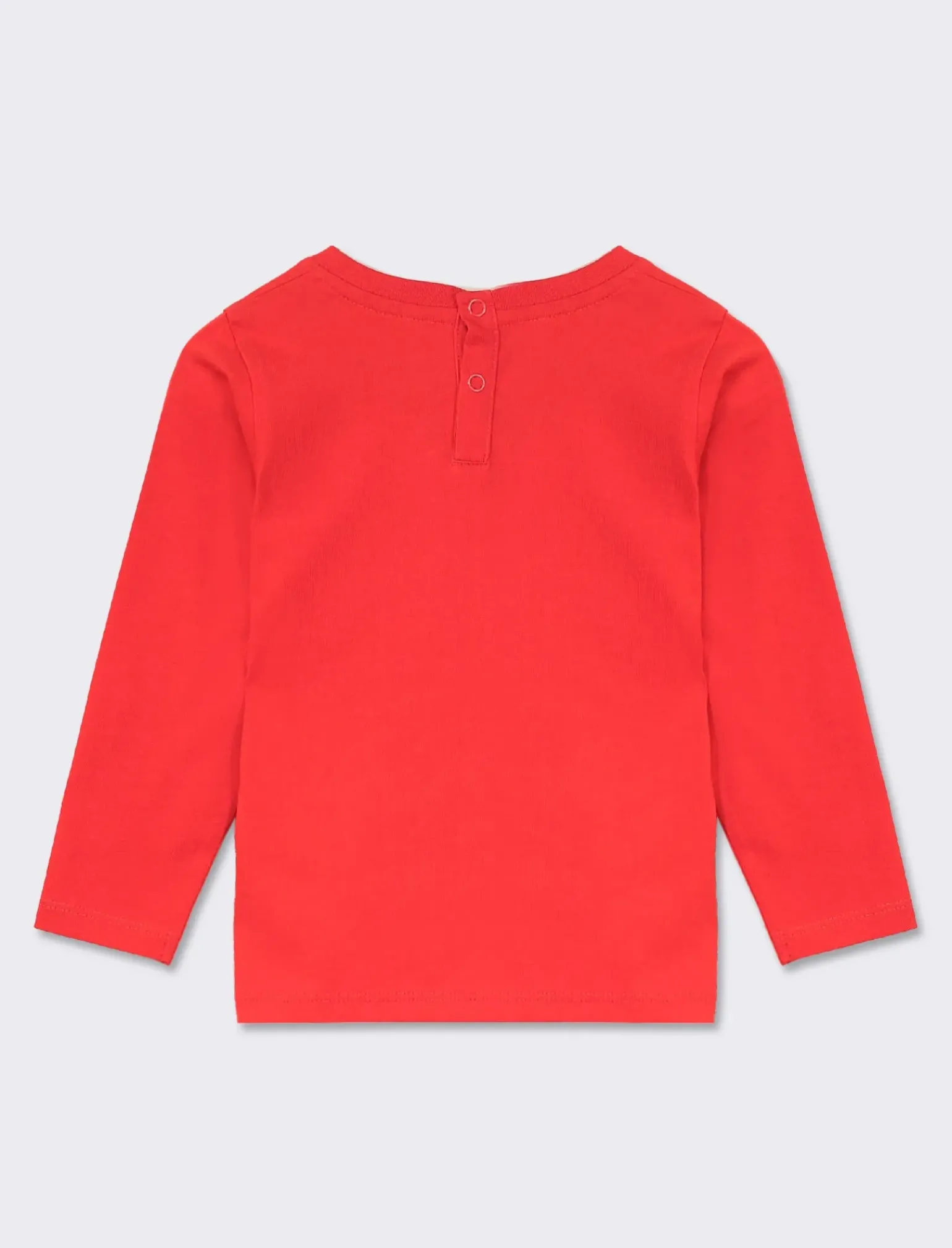 Piazza Italia T-Shirt E Top<Maglietta girocollo manica lunga in cotone, tinta unita con etichetta tessita al fondo -