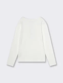 Piazza Italia Bambina|T-Shirt E Top<Maglietta in cotone elastico e patch con borchie - sporco