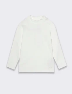 Piazza Italia T-Shirt E Top<Maglietta in interlock con ricamo - sporco