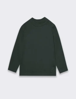 Piazza Italia T-Shirt E Top<Maglietta in interlock con ricamo - petrolio