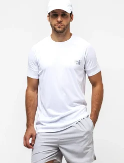 Uomo Piazza Italia Uomo|Polo E T-Shirt<Maglietta in tessuto tecnico elasticizzato - ottico