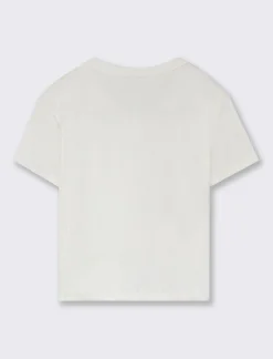 Piazza Italia Bambina<Maglietta mezza manica con dettaglio fiore -