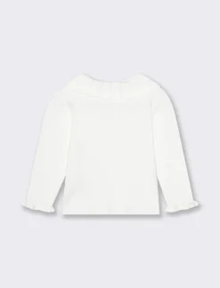 Piazza Italia Neonata<Maglioncino con collo lavorato - panna