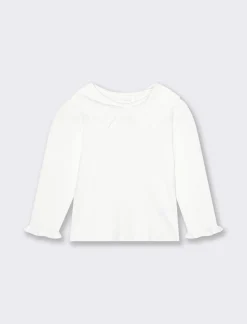 Piazza Italia Neonata<Maglioncino con collo lavorato - panna