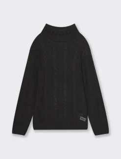 Bambino Piazza Italia Bambino|Maglieria<Maglioncino da bambino collo alto con etichetta al fondo -