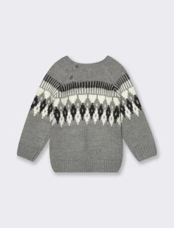 Piazza Italia Neonato|Maglieria<Maglioncino girocollo con disegno ad intarsio sul davanti - mel.