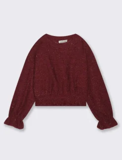 Piazza Italia Bambina|Maglieria<Maglioncino peloso brillante - Bordeaux