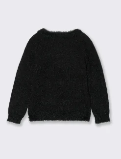 Piazza Italia Bambina|Maglieria<Maglione da bambina girocollo vestibilità regular - Nero