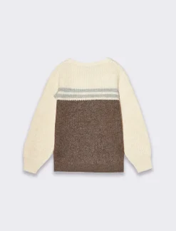 Bambino Piazza Italia Bambino|Maglieria<Maglione girocollo con colori in contrasto -