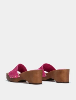 Donna Piazza Italia Donna<Mule in rafia da donna -