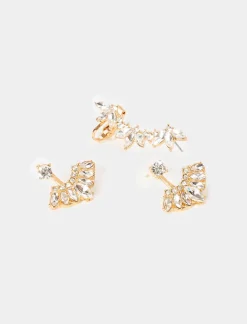 Donna Piazza Italia Donna<Orecchini da donna 3 paia strass -