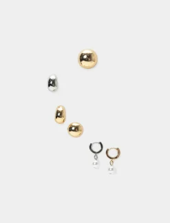 Donna Piazza Italia Donna|Bigiotteria<Orecchini da donna con decorazioni miste -