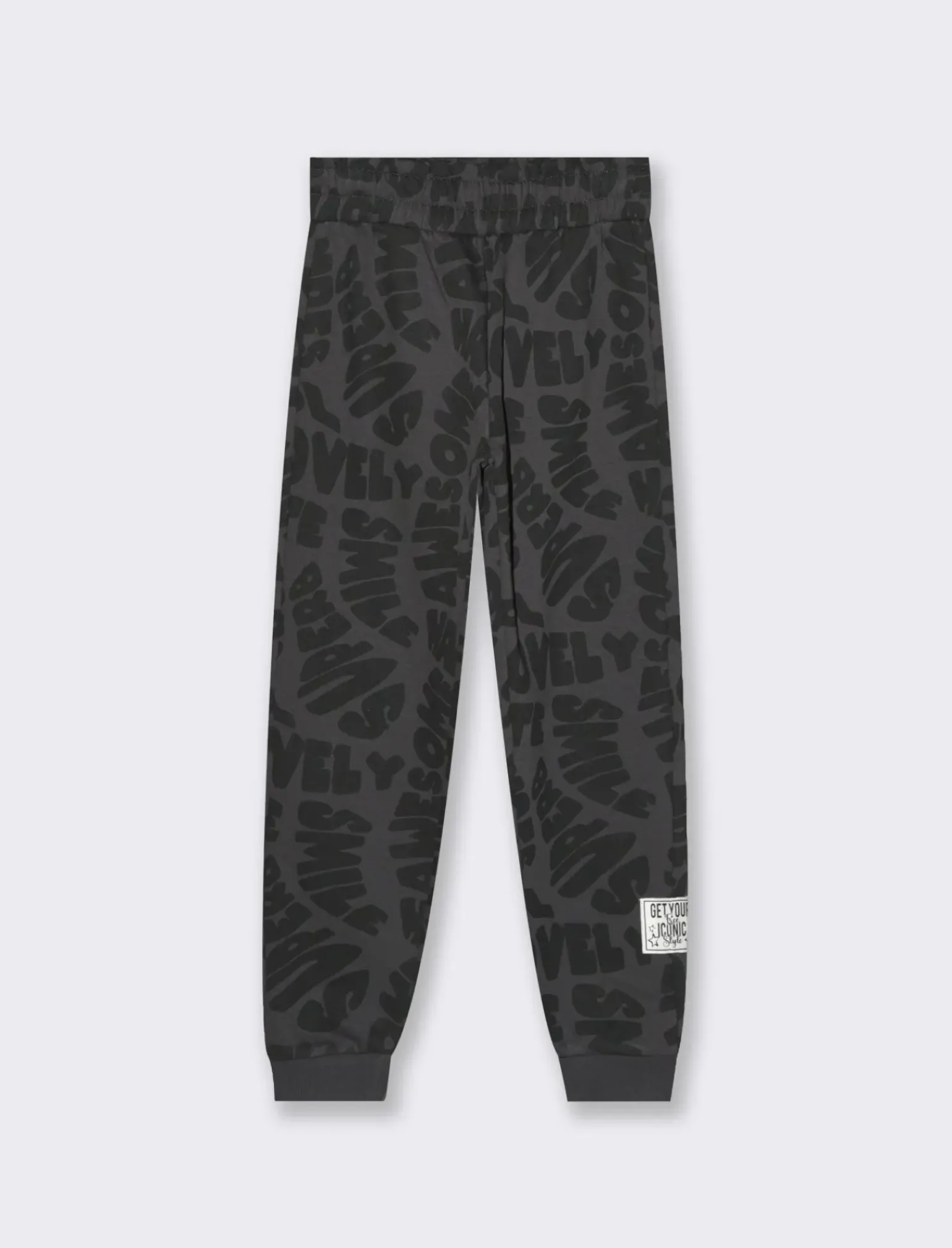 Piazza Italia Bambina|Leggings E Jogger<Pantafitness in felpa stampa fantasia con elastico in vita e patch decorativo al fondo -