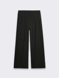 Donna Piazza Italia Pantaloni<Pantalaccio basico con elastico in vita e coulisse -