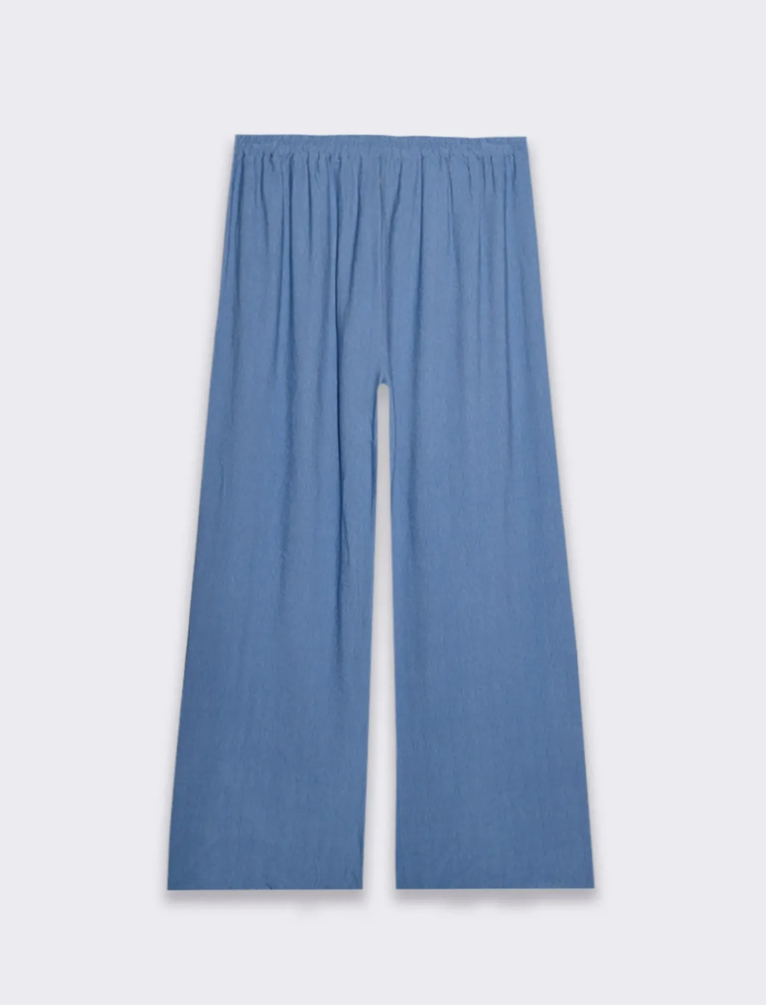 Donna Piazza Italia Pantaloni<Pantalaccio basico con elastico in vita e coulisse - Denim