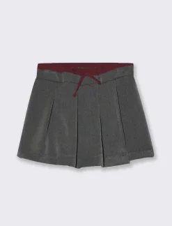 Piazza Italia Bambina|Gonne E Shorts<Pantaloncino con pannello frontale e inserti a contrasto - Grigio