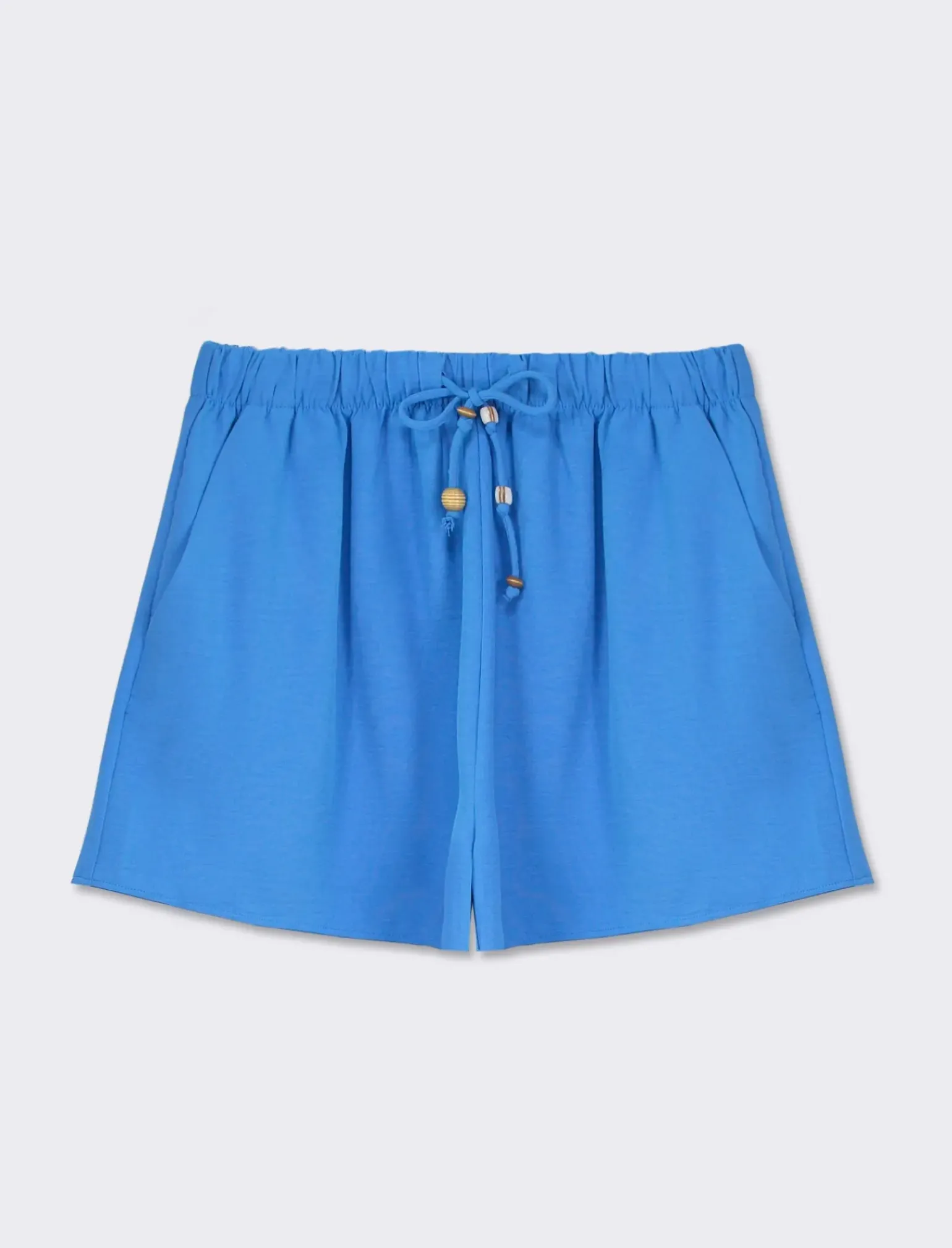 Donna Piazza Italia Donna<Pantaloncino in tessuto fluido e coulisse con charms -