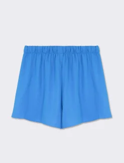 Donna Piazza Italia Donna<Pantaloncino in tessuto fluido e coulisse con charms -