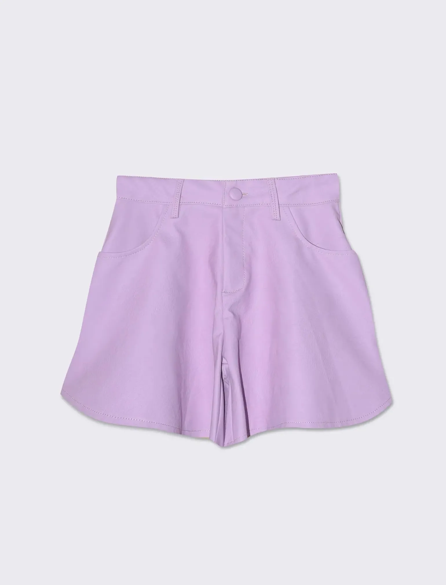 Piazza Italia Bambina|Gonne E Shorts<Pantaloncino modello farfalla in finta pelle - Lilla