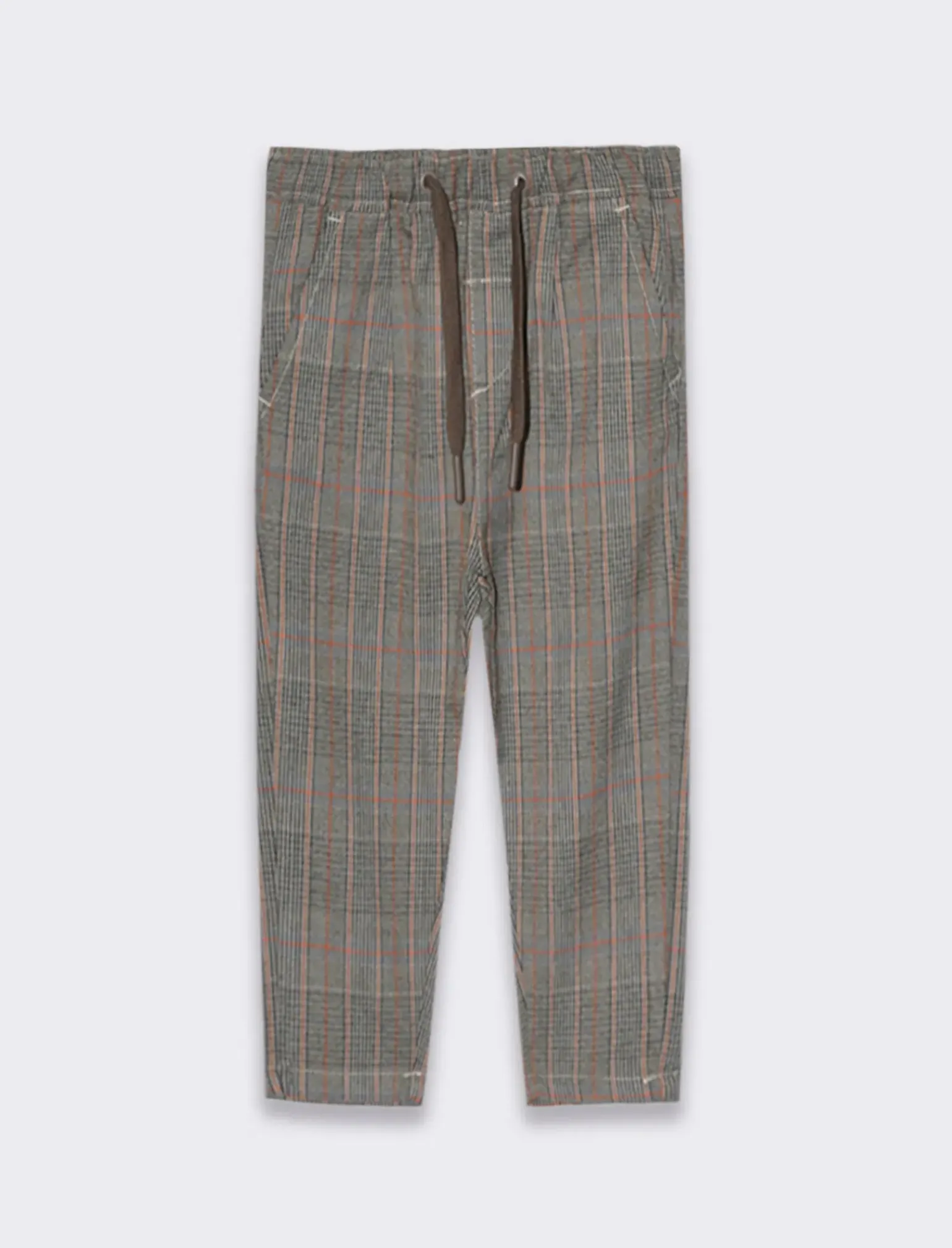 Piazza Italia Neonato|Pantaloni<Pantalone a quadri in tessuto dalla mano morbida taglio classico - Fantasia