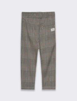 Piazza Italia Neonato|Pantaloni<Pantalone a quadri in tessuto dalla mano morbida taglio classico - Fantasia