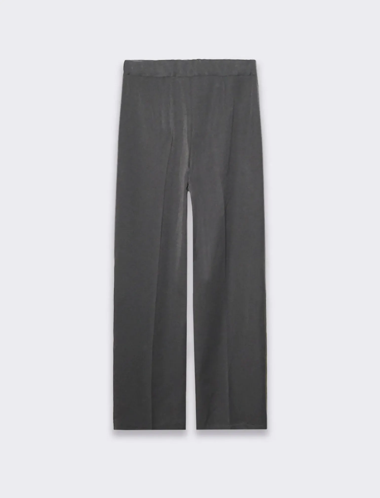 Donna Piazza Italia Pantaloni<Pantalone a vita alta con chiusura a doppio bottone e zip -